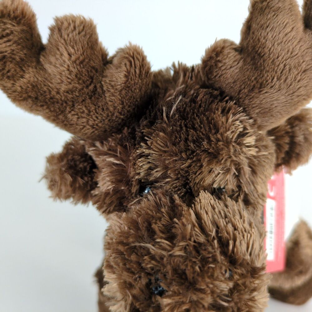 NWT Aurora Maxamoose Brown Moose 8" Stuffed Animal‎ Plush 2014 Mini Flopsie - Picture 6 of 8